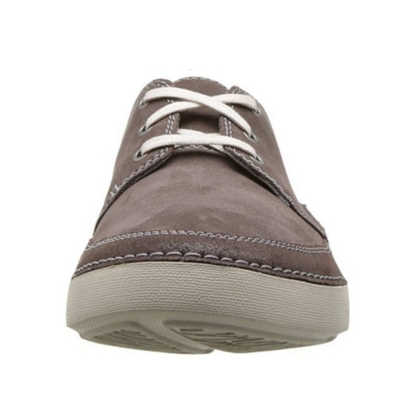 COLECTIONS CLARKS Gosler Edge Sneaker Taupe Suede Brown Mens size 8 main image 7